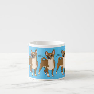 Tecknad av Chihuahua-hund Espressomugg