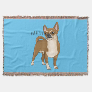 Tecknad av Chihuahua-hund Filt