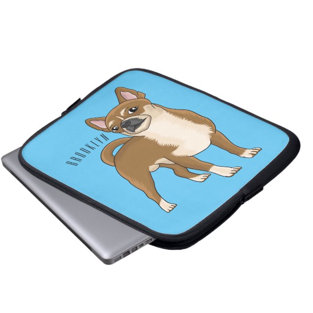 Tecknad av Chihuahua-hund Laptop Fodral (Framre botten)