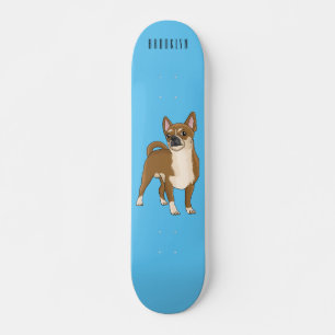 Tecknad av Chihuahua-hund Mini Skateboard Bräda 18,5 Cm