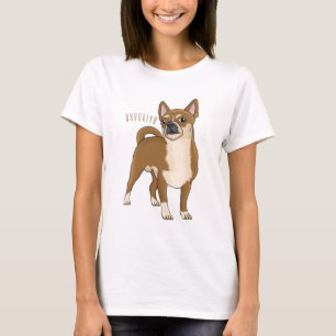 Tecknad av Chihuahua-hund T Shirt
