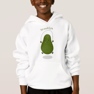 Tecknad av Cute avocado hopprepet T Shirt