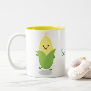 Tecknad av Cute dans maj cob Två-Tonad Mugg