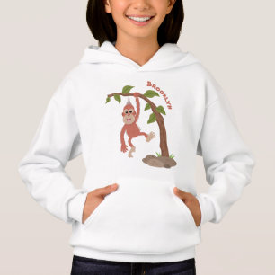 Tecknad av  Cute lycklig baby orangutan T Shirt