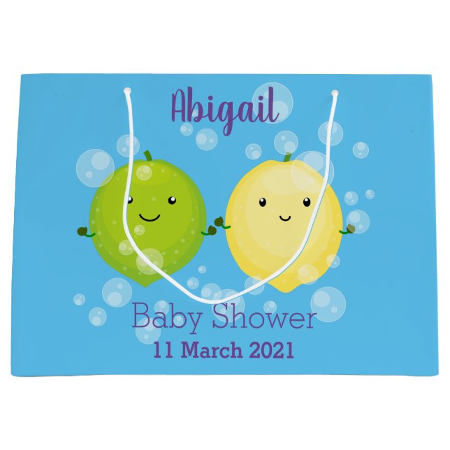 Tecknad av Cute lycklig citronkalk (Framsidan)