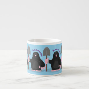 Tecknad av Cute lycklig-mole Espressomugg