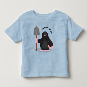 Tecknad av Cute lycklig-mole T Shirt