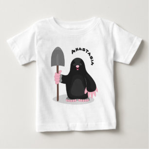 Tecknad av Cute lycklig-mole T Shirt