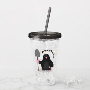 Tecknad av Cute lycklig-mole Take Away Mugg