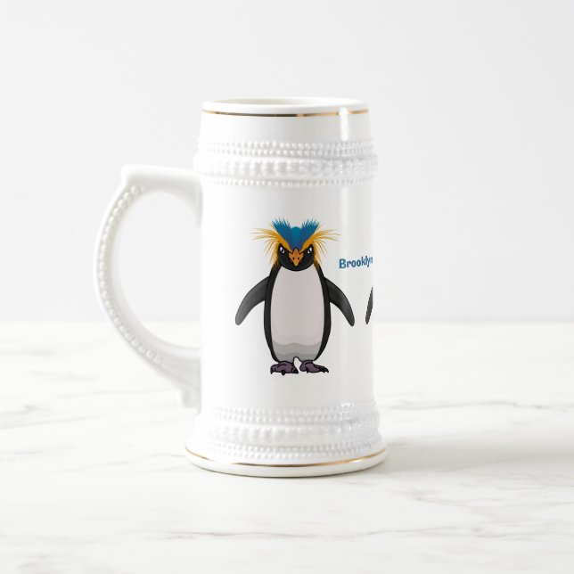 Tecknad av Cute macaroni penguin Sejdel (Vänster)