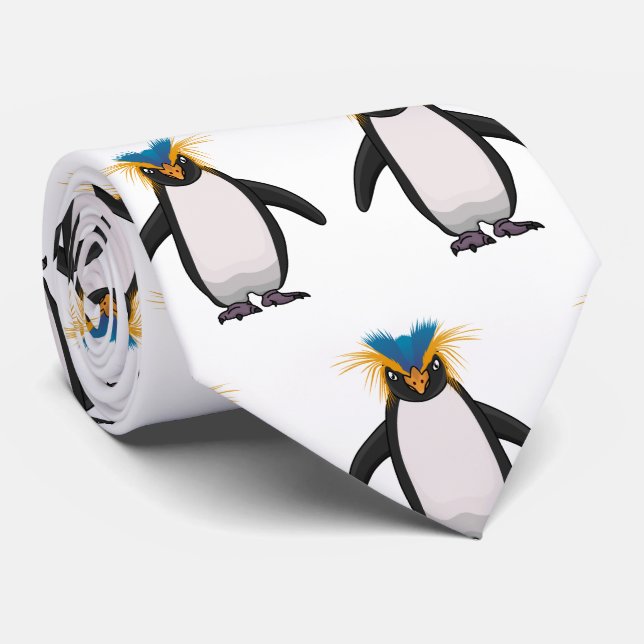 Tecknad av Cute macaroni penguin Slips (Rullad)