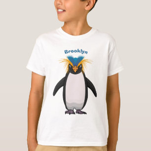 Tecknad av Cute macaroni penguin T Shirt