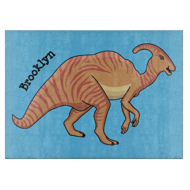 Tecknad av Cute parasaurolophus dinosaur (Framsidan)