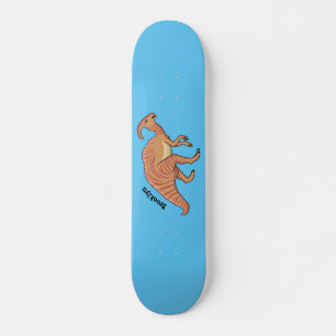 Tecknad av Cute parasaurolophus dinosaur Mini Skateboard Bräda 18,5 Cm