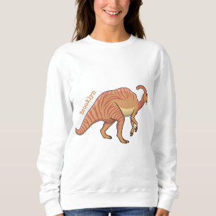 Tecknad av Cute parasaurolophus dinosaur T Shirt