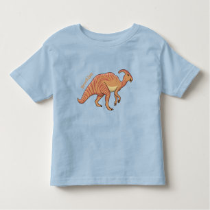 Tecknad av Cute parasaurolophus dinosaur T Shirt