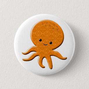 Tecknad av Cute Shiny Octopus Knapp