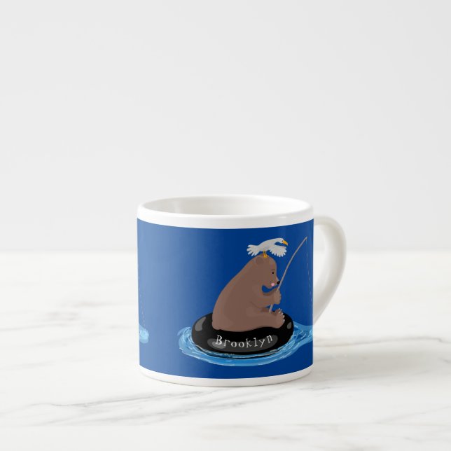 Tecknad av dagbjörnens  i unge espressomugg (Framsida höger)