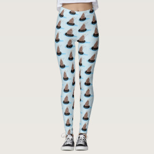 Tecknad av dagbjörnens i unge leggings