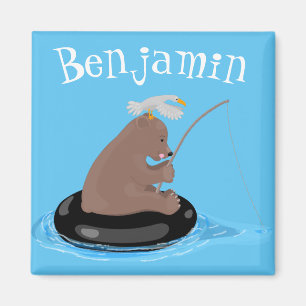 Tecknad av dagbjörnens i unge magnet