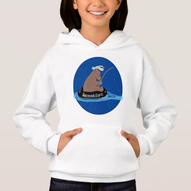 Tecknad av dagbjörnens  i unge t shirt (Framsida)