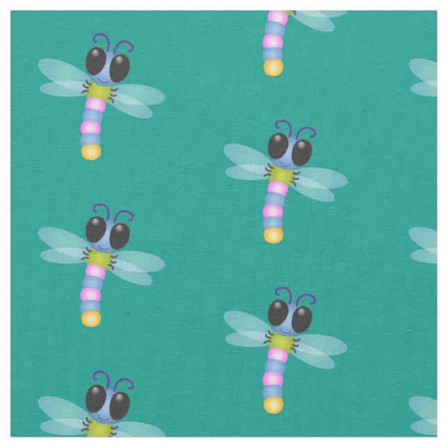 Tecknad av drakflygning i rutt blått och rosa tyg (Närbild)