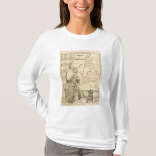 Tecknad av drottningen Victoria från Le Rire Tee Shirt
