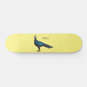 Tecknad av fågelfasan i Palawan-pjäsen Mini Skateboard Bräda 18,5 Cm