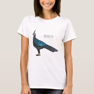 Tecknad av fågelfasan i Palawan-pjäsen T Shirt