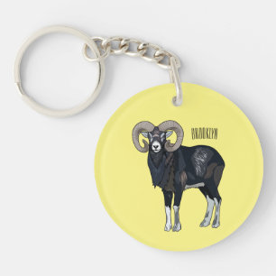 Tecknad av får från Mouflon