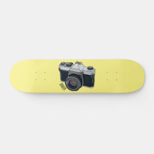 Tecknad av filmkamera mini skateboard bräda 18,5 cm