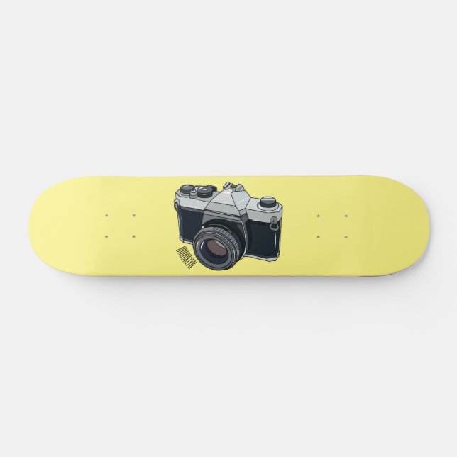 Tecknad av filmkamera mini skateboard bräda 18,5 cm (Horz)
