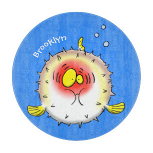 Tecknad av fisk av porcupin