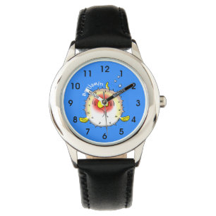 Tecknad av fisk av porcupin armbandsur