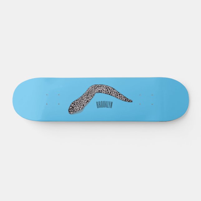 Tecknad av fläckad moräel mini skateboard bräda 18,5 cm (Horz)