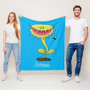 Tecknad av flodfälla i Venus Fleecefilt
