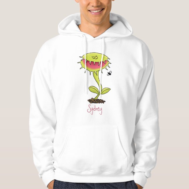 Tecknad av flodfälla i Venus Hoodie (Framsida)