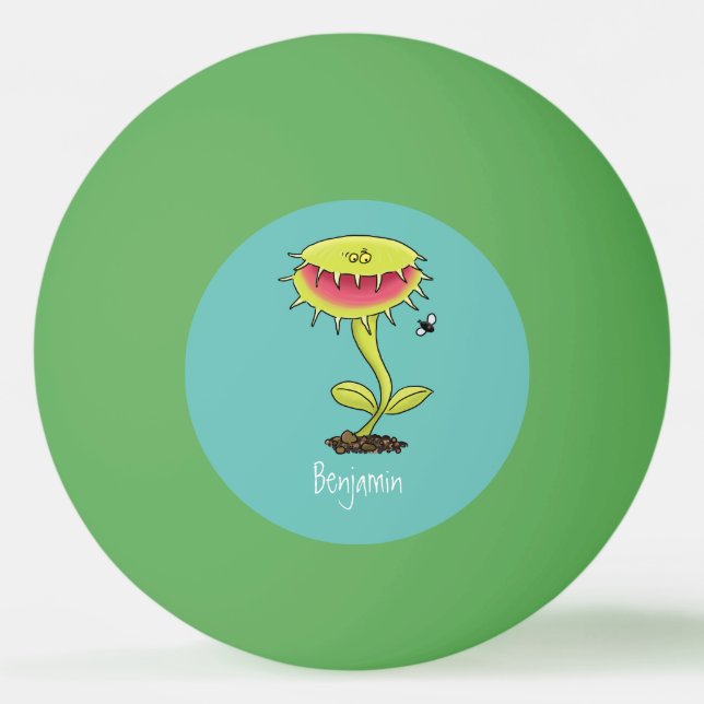 Tecknad av flodfälla i Venus Pingisboll (Framsidan)