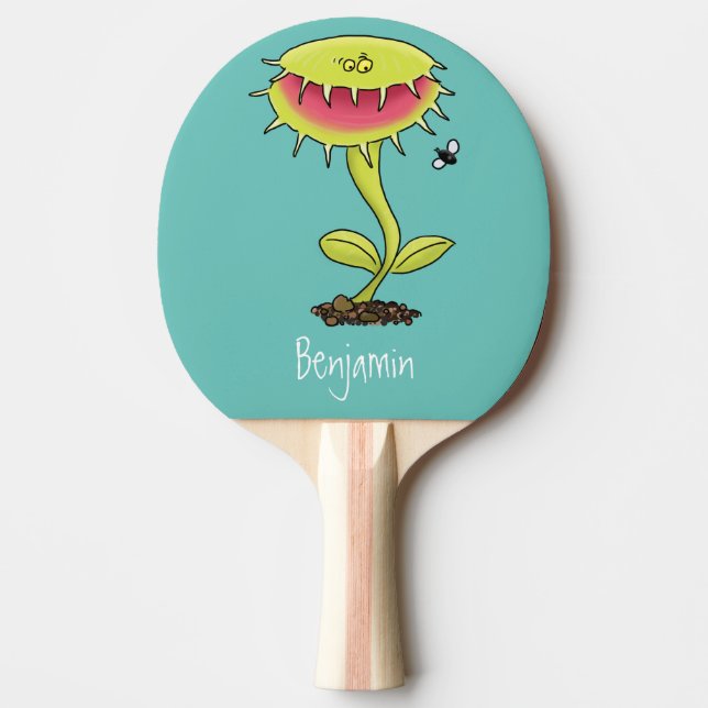 Tecknad av flodfälla i Venus Pingisracket (Framsidan)