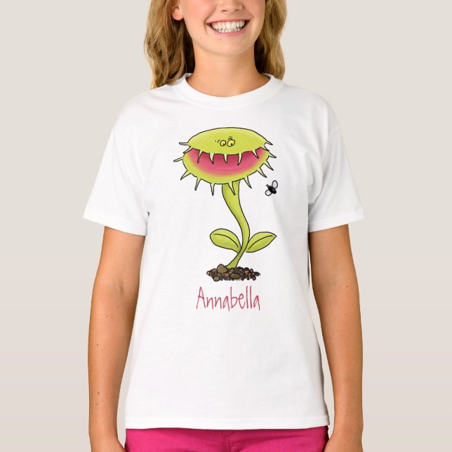 Tecknad av flodfälla i Venus T Shirt (Framsida)