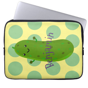Tecknad av för Cute lycklig-väljaren Laptop Fodral