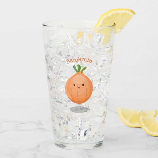 Tecknad av  för den gryniga grönten för lycklig-br glaskopp (Bakside Is)