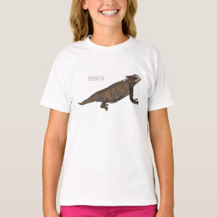 Tecknad av för renad ödla t shirt