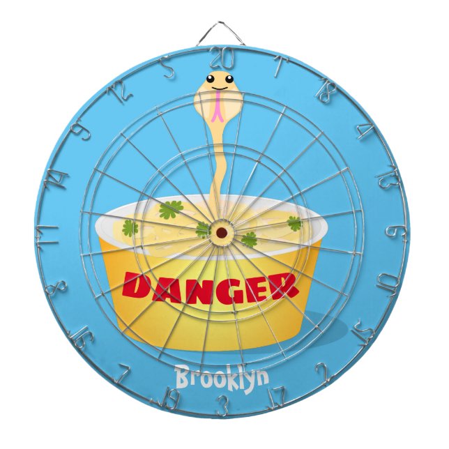 Tecknad av  för slemnodlarm i humor darttavla (Framsidan)