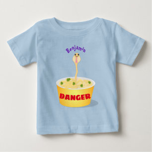 Tecknad av för slemnodlarm i humor t shirt