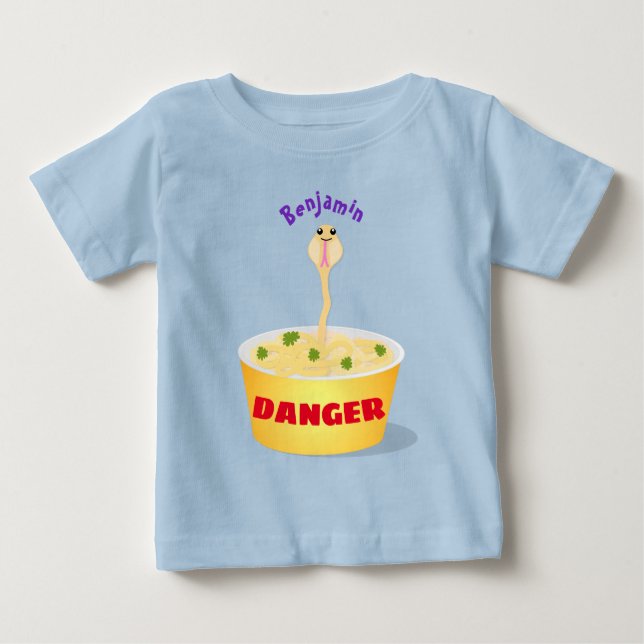 Tecknad av  för slemnodlarm i humor t shirt (Framsida)