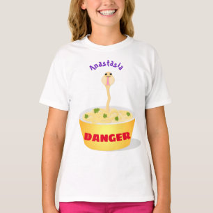 Tecknad av för slemnodlarm i humor t shirt
