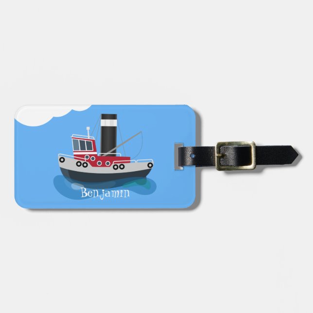 Tecknad av  för trålfartyg för spöfiske med fasta  bagagebricka (Horisontell Framsida)