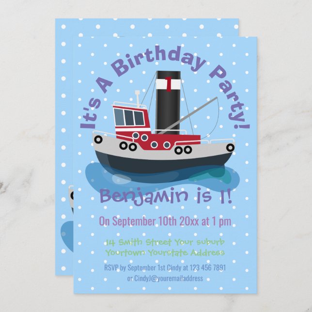 Tecknad av  för trålfartyg för spöfiske med fasta  inbjudningar (Fram/baksida)