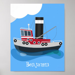 Tecknad av för trålfartyg för spöfiske med fasta poster
